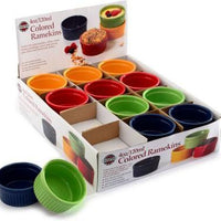 Norpro - 4 Oz Stoneware Coloured Ramekins, Pack of 24 - 261DC