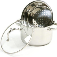 Norpro - 4 QT 3 Piece Stainless Steel Steamer Cooker - 2022