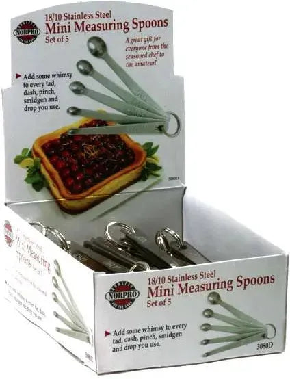 Norpro - 5 Pc Set Mini Measuring Spoon, Pack of 36 Sets - 3080D