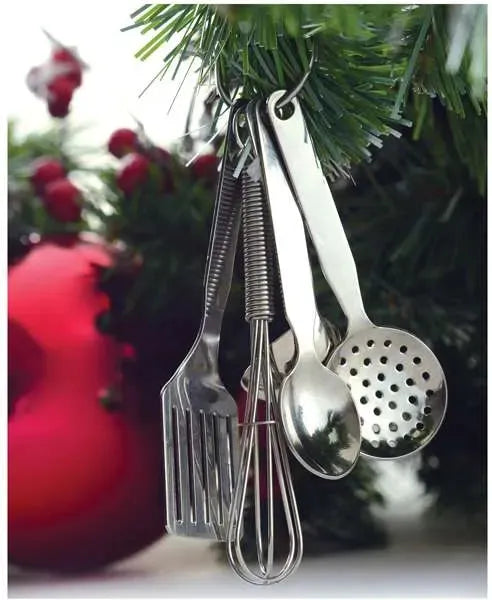 Norpro - 5 Pc Set Stainless Steel Mini Kitchen Tool Ornament, Pack Of 24 Sets - 3090D