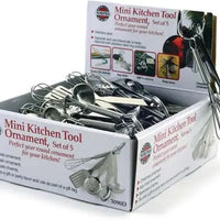 Norpro - 5 Pc Set Stainless Steel Mini Kitchen Tool Ornament, Pack Of 24 Sets - 3090D