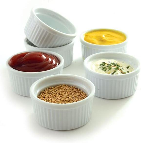 Norpro - 8 Oz Porcelain Ramekins, Pack of 18 - 260D