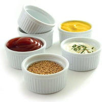 Norpro - 8 Oz Porcelain Ramekins, Pack of 18 - 260D