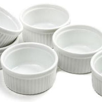 Norpro - 8 Oz Porcelain Ramekins, Pack of 18 - 260D