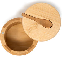 Norpro - Bamboo Salt Cellar with Spoon - 7430