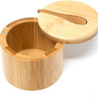 Norpro - Bamboo Salt Cellar with Spoon - 7430