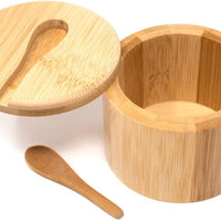 Norpro - Bamboo Salt Cellar with Spoon - 7430