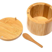 Norpro - Bamboo Salt Cellar with Spoon - 7430