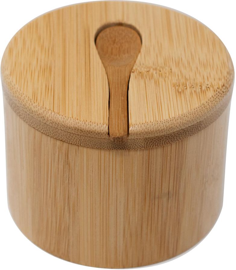 Norpro - Bamboo Salt Cellar with Spoon - 7430