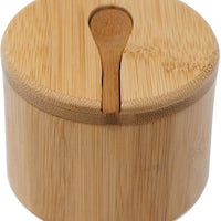 Norpro - Bamboo Salt Cellar with Spoon - 7430