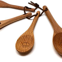 Norpro - Beechwood Measuring Spoons, Set of 4 - 3102