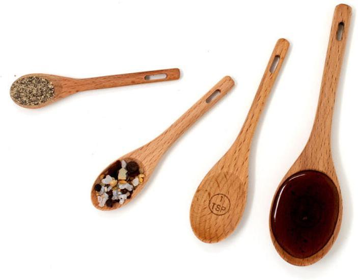 Norpro - Beechwood Measuring Spoons, Set of 4 - 3102