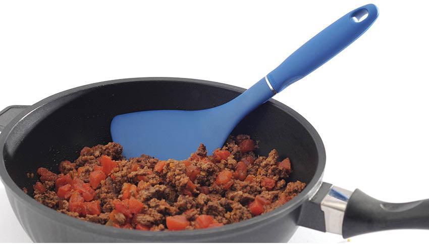 Norpro - GRIP-EZ Blue & Red The Original Half Spatula, Pack of 18 - 1714DC