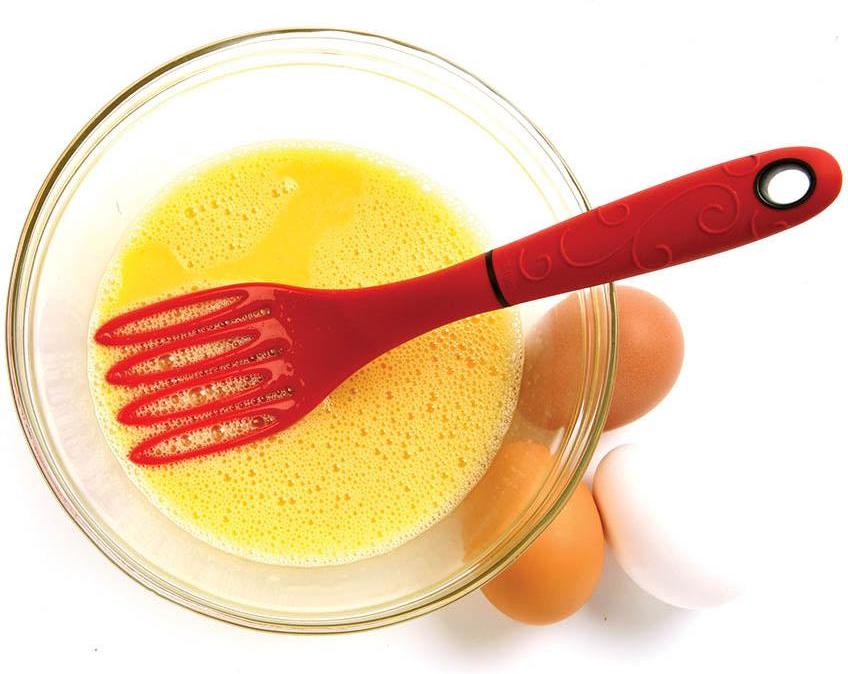 Norpro - GRIP-EZ The Fiskie Fork Red Whisk, Pack of 18 - 1719D