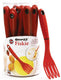 Norpro - GRIP-EZ The Fiskie Fork Red Whisk, Pack of 18 - 1719D