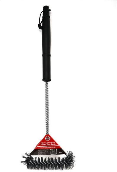 Norpro - Heavy Duty Nylon 3-Sided Grill Brush - 8664