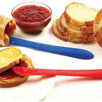 Norpro - Last Drop Blue & Red Scoop/Spread/Scrape Tool, Pack of 24 - 1722DC
