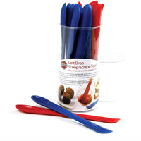 Norpro - Last Drop Blue & Red Scoop/Spread/Scrape Tool, Pack of 24 - 1722DC
