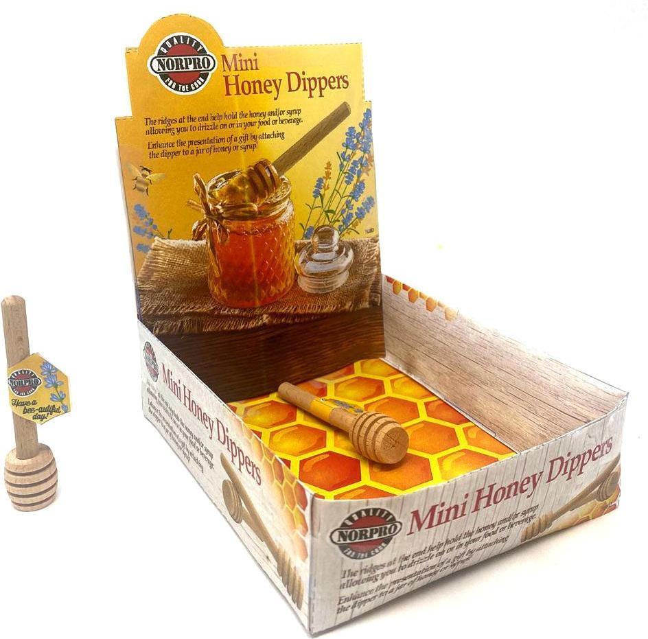 Norpro - Mini Honey Dipper, Pack of 36 - 7458D