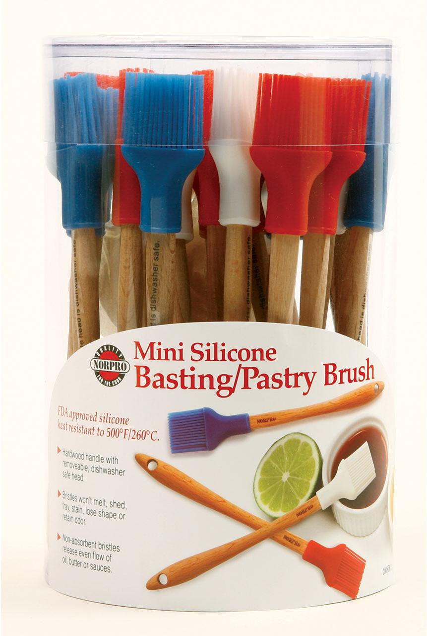 Norpro - Mini Silicone Basting Brush, Pack of 24 - 2008D