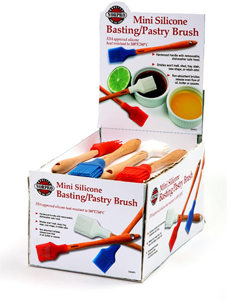 Norpro - Mini Silicone Basting Brush, Pack of 24 - 2008D