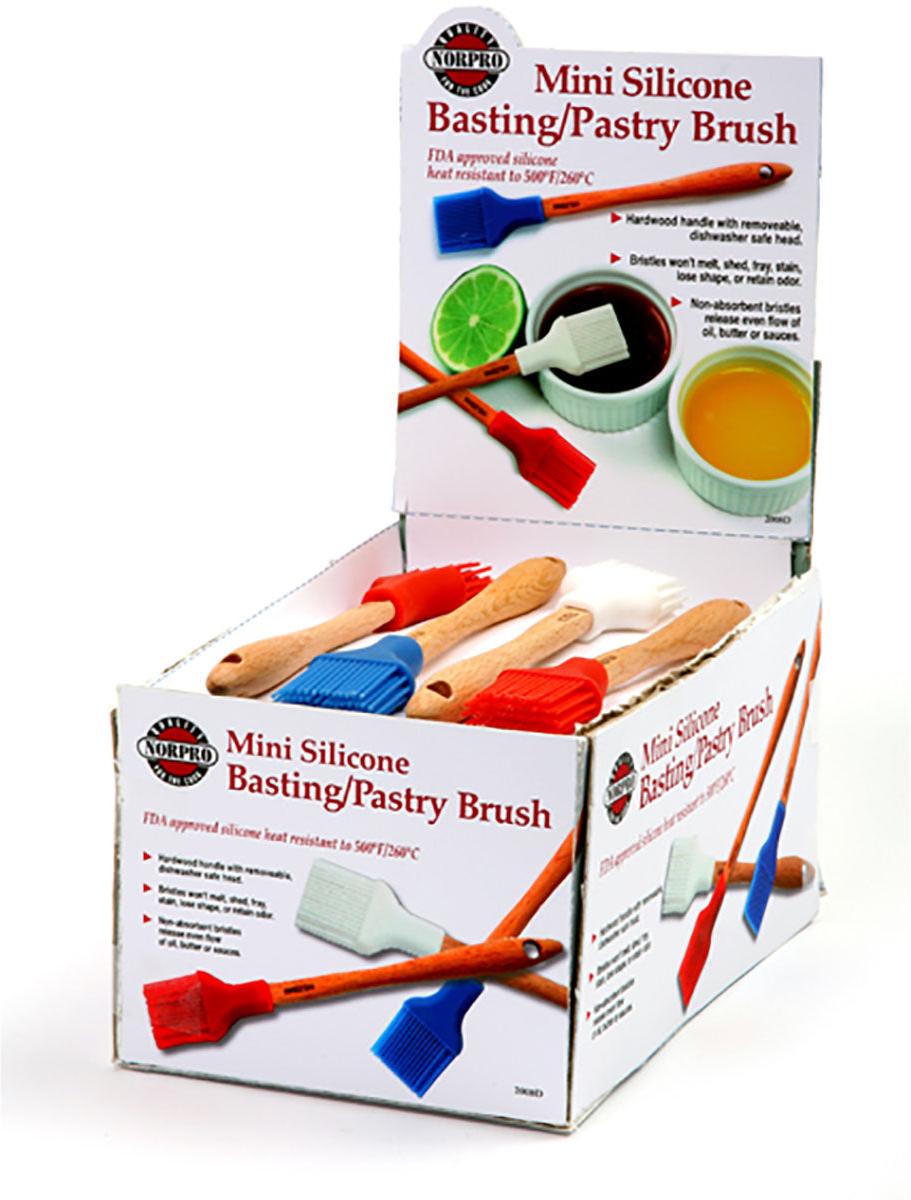 Norpro - Mini Silicone Basting Brush, Pack of 24 - 2008D