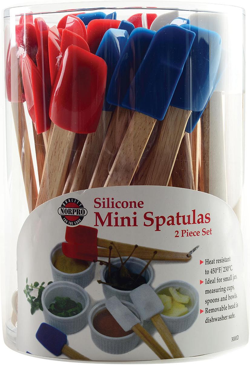 Norpro - Mini Spatula 2 Piece Set, Pack of 24 Sets - 3000D