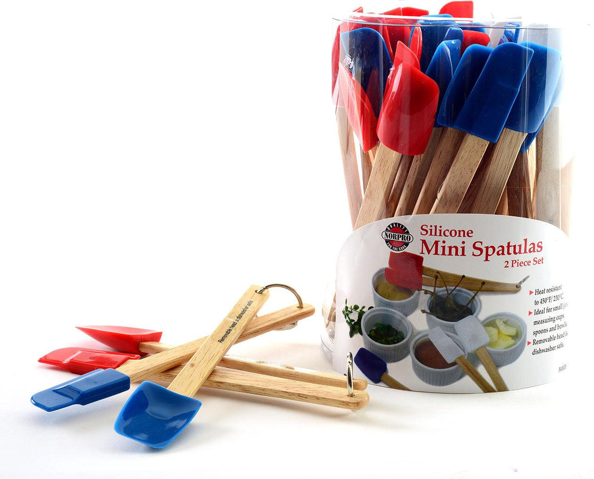 Norpro - Mini Spatula 2 Piece Set, Pack of 24 Sets - 3000D