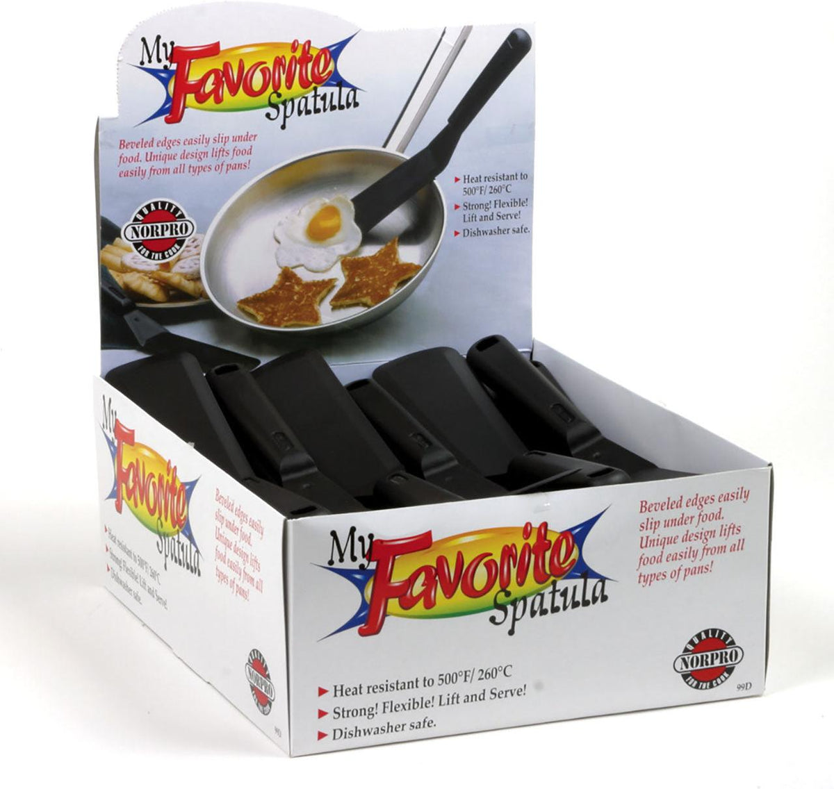 Norpro - My Favorite Black Spatula, Pack of 36 - 99D
