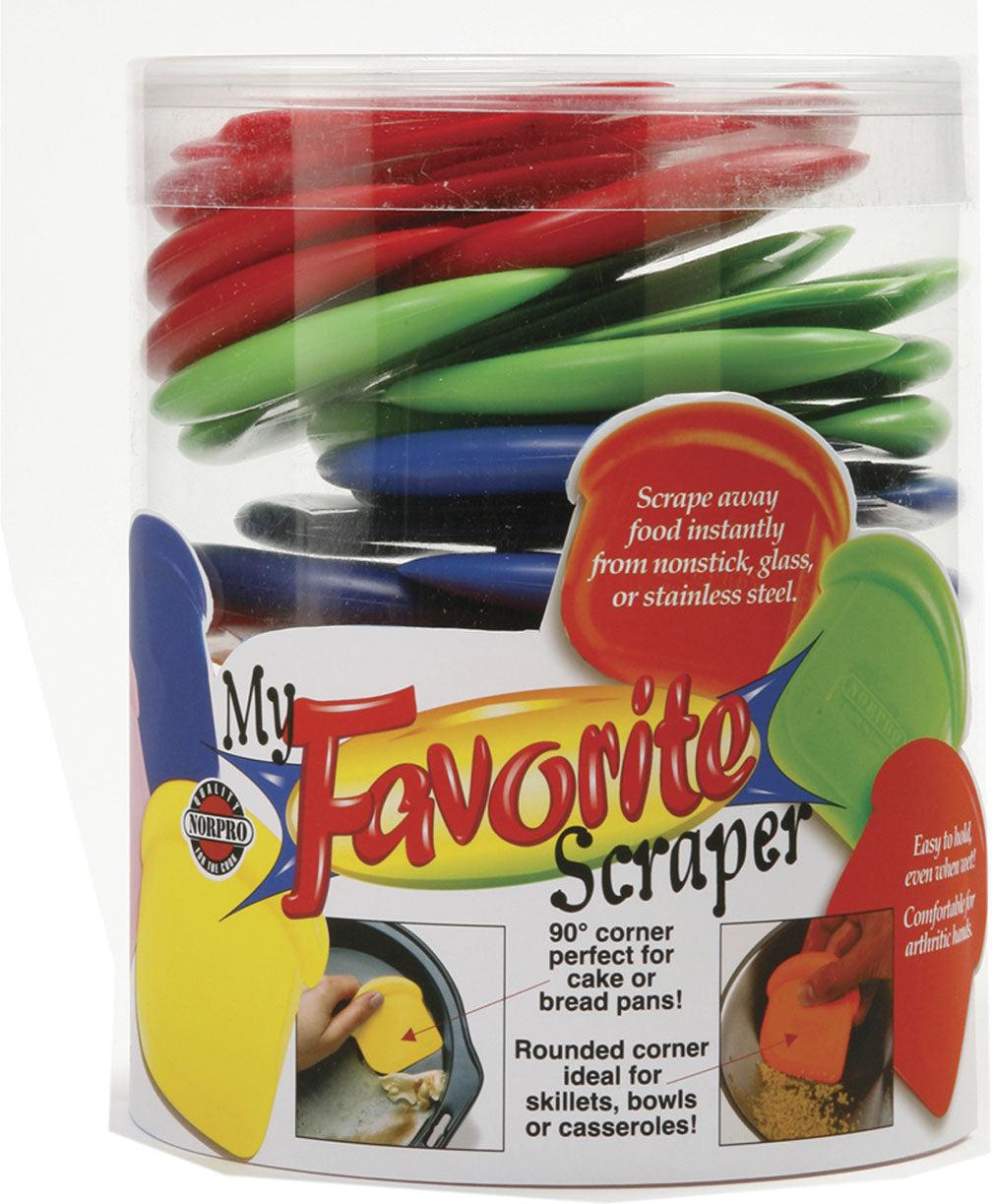 Norpro - My Favorite Coloured Scraper, Pack of 48 - 246DC