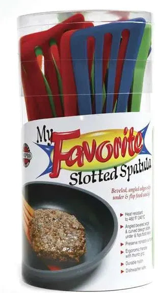 Norpro - My Favorite Coloured Slotted Spatula, Pack of 24 - 98DC