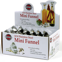 Norpro - My Favorite Stainless Steel Mini Funnels, Pack of 36 - 253D
