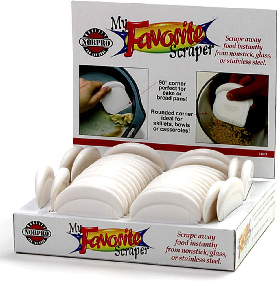 Norpro - My Favorite White Scraper, Pack of 36 - 246D