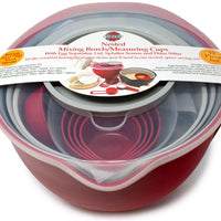 Norpro - Nested Mixing Bowls and Measuring Cups, Set of 12 - 10448