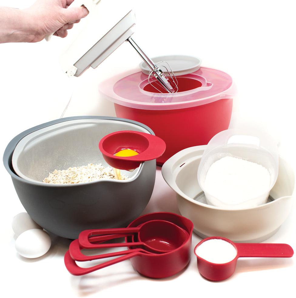 Norpro - Nested Mixing Bowls and Measuring Cups, Set of 12 - 10448