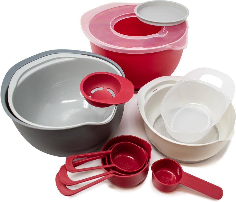 Norpro - Nested Mixing Bowls and Measuring Cups, Set of 12 - 10448
