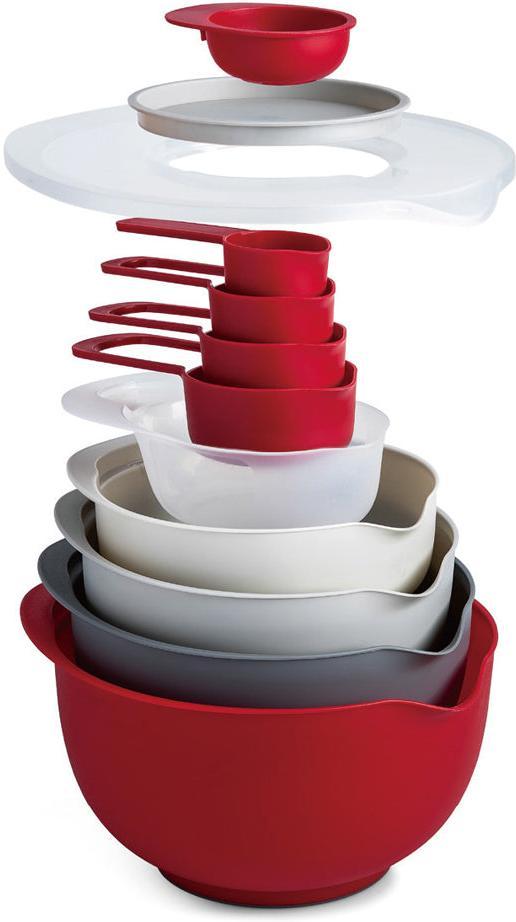 Norpro - Nested Mixing Bowls and Measuring Cups, Set of 12 - 10448