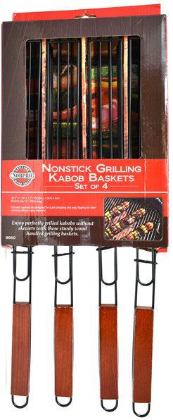 Norpro - Non Stick Kabob Baskets, Set of 4 - 8660