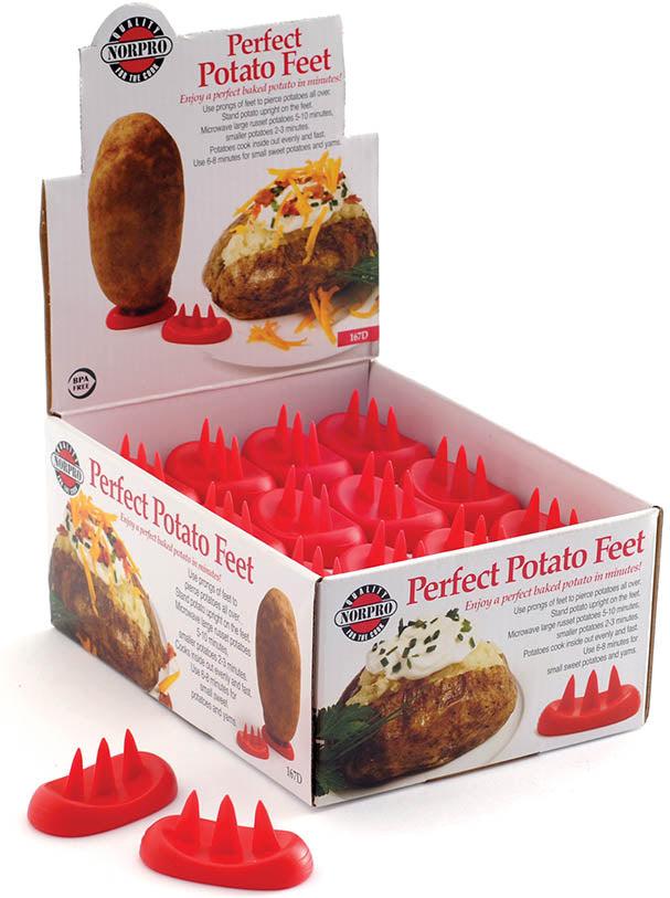 Norpro - Perfect Potato Feet, Pack of 36 - 167D