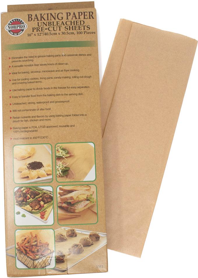 Norpro - Precut Baking Paper Sheets, Pack of 100 - 3393