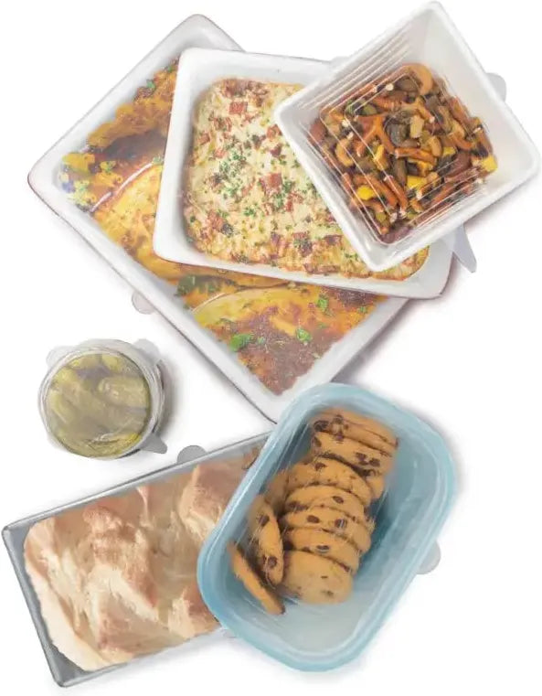 Norpro - Rectangle Silicone Lids, Set of 6 - 5430
