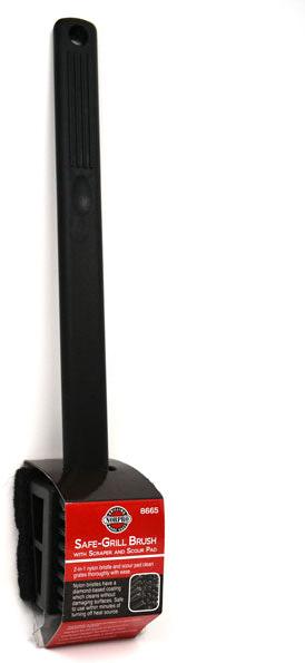 Norpro - Safe Grill 2-in-1 Brush with Scraper - 8665