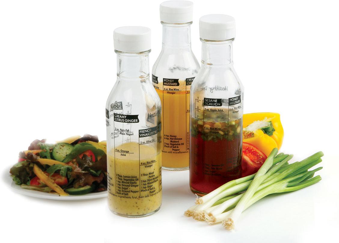 Norpro - Salad Dressing Shaker/Maker, Pack of 12 - 809D