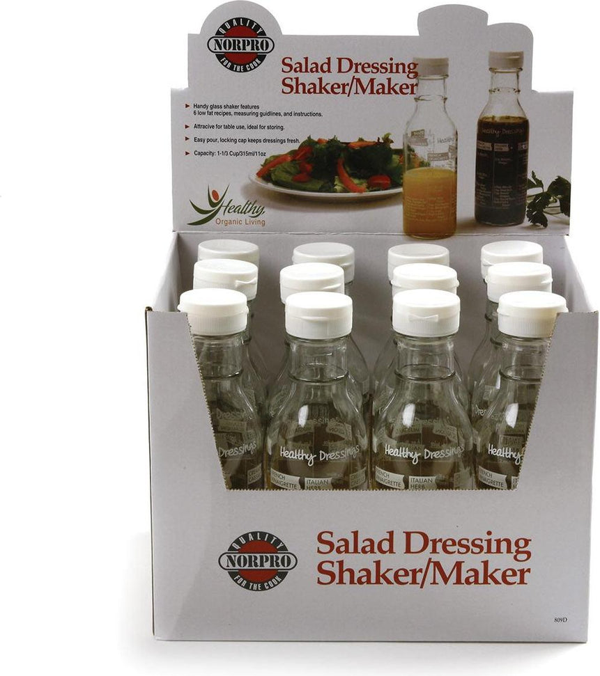 Norpro - Salad Dressing Shaker/Maker, Pack of 12 - 809D