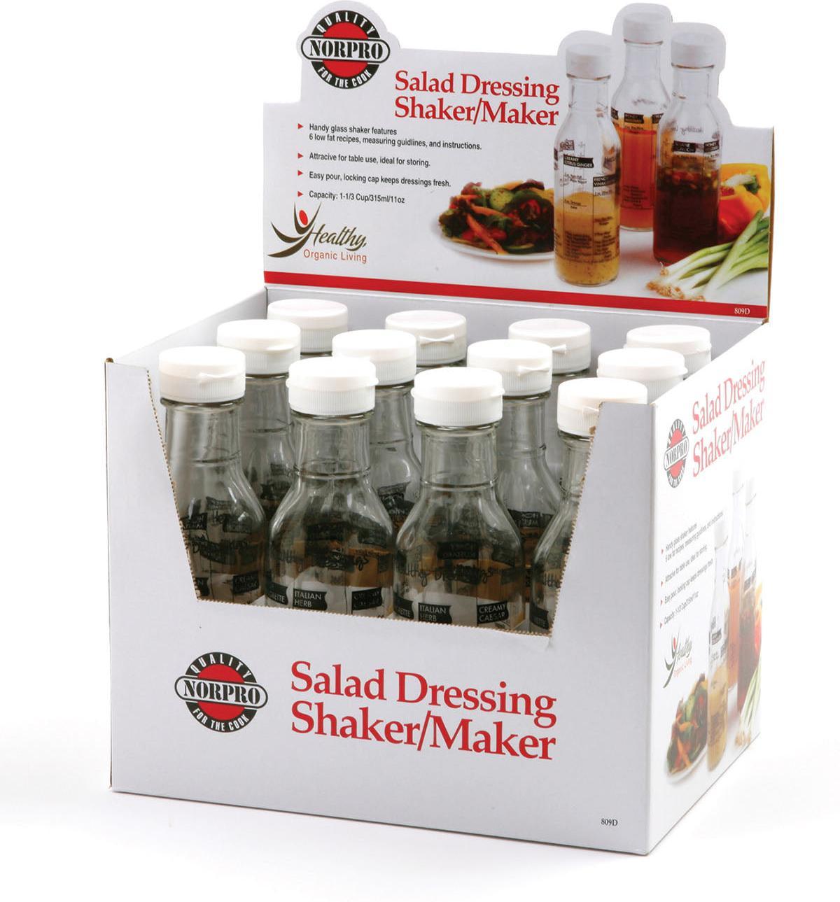 Norpro - Salad Dressing Shaker/Maker, Pack of 12 - 809D