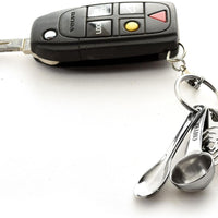 Norpro - Set of 4 Stainless Steel Mini Coffee Accessories Key Chain, Pack of 24 Sets - 5580D