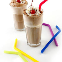 Norpro - Set of 6 Reusable Silicone Straws with Brush, Pack of 18 Sets - 407D