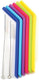 Norpro - Set of 6 Reusable Silicone Straws with Brush, Pack of 18 Sets - 407D