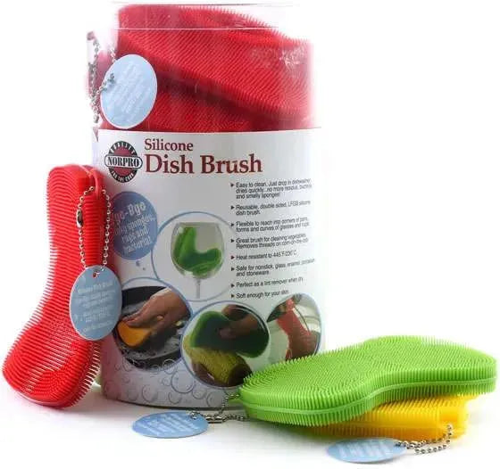 Norpro - Silicone Dish Brush, Pack of 18 - 1090DC