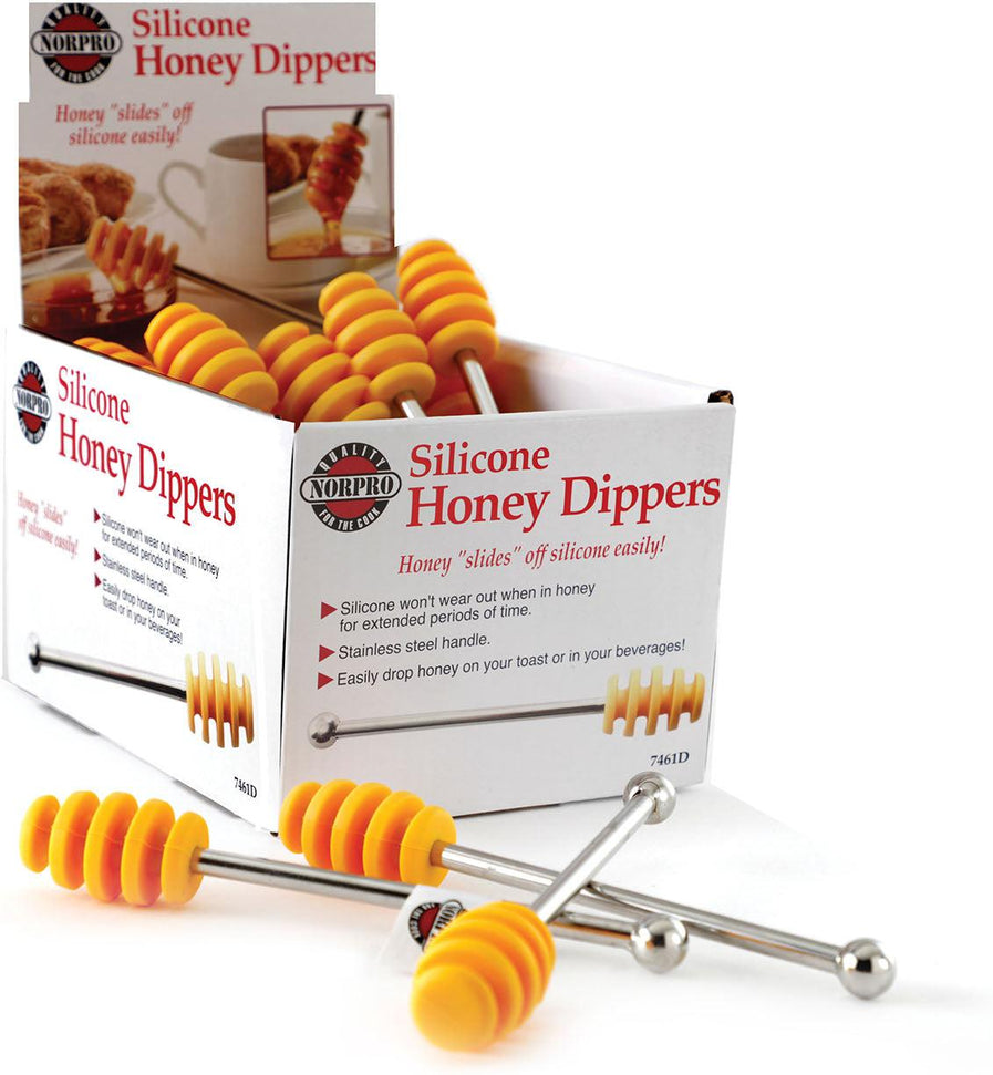 Norpro - Silicone Honey Dipper, Pack of 24 - 7461D